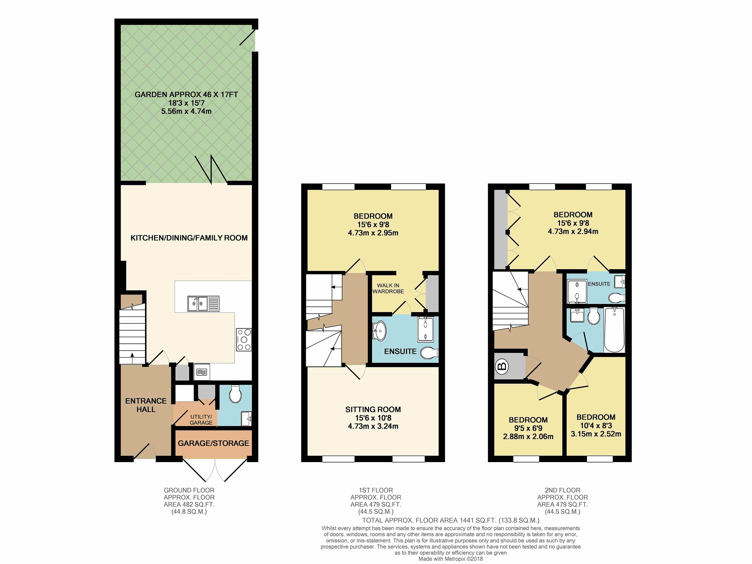 4 Bedrooms Terraced house for sale in Portland Close, Worcester Park KT4