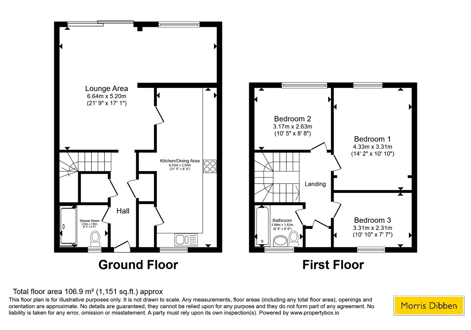 72, Shaftesbury Avenue, Hampshire floorplan