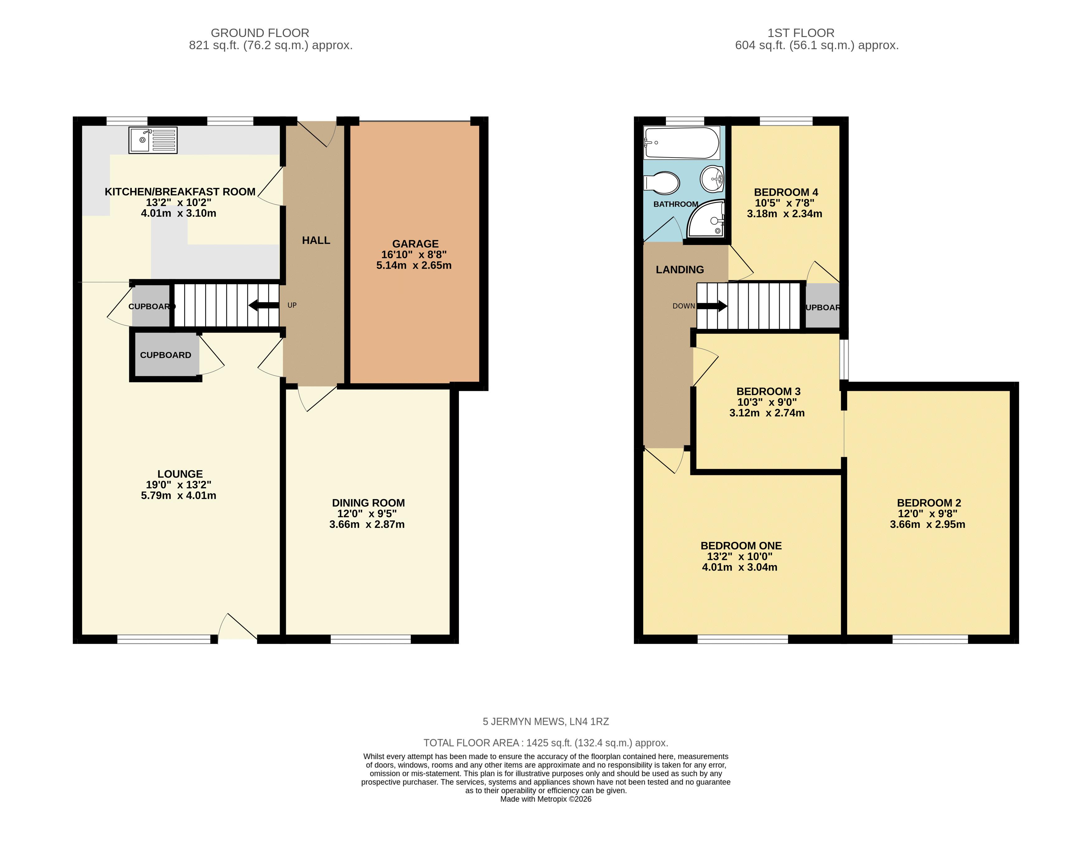 5, Jermyn Mews, Lincoln floorplan