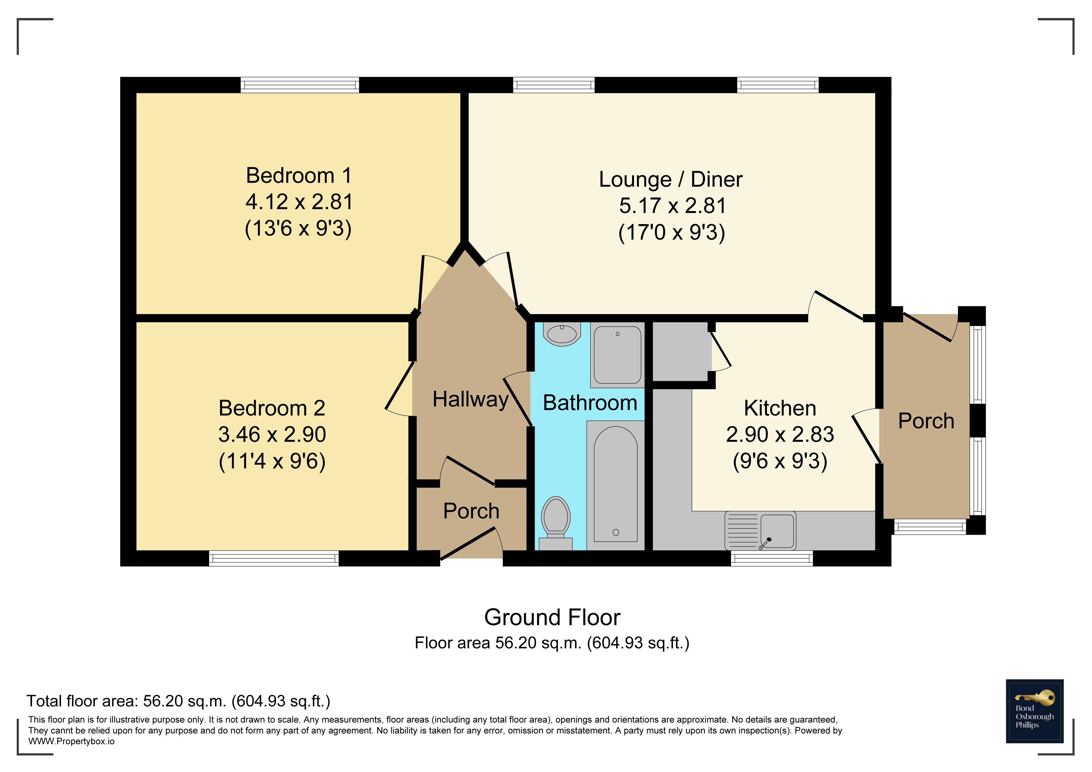 77, Oakland Park South, Barnstaple floorplan