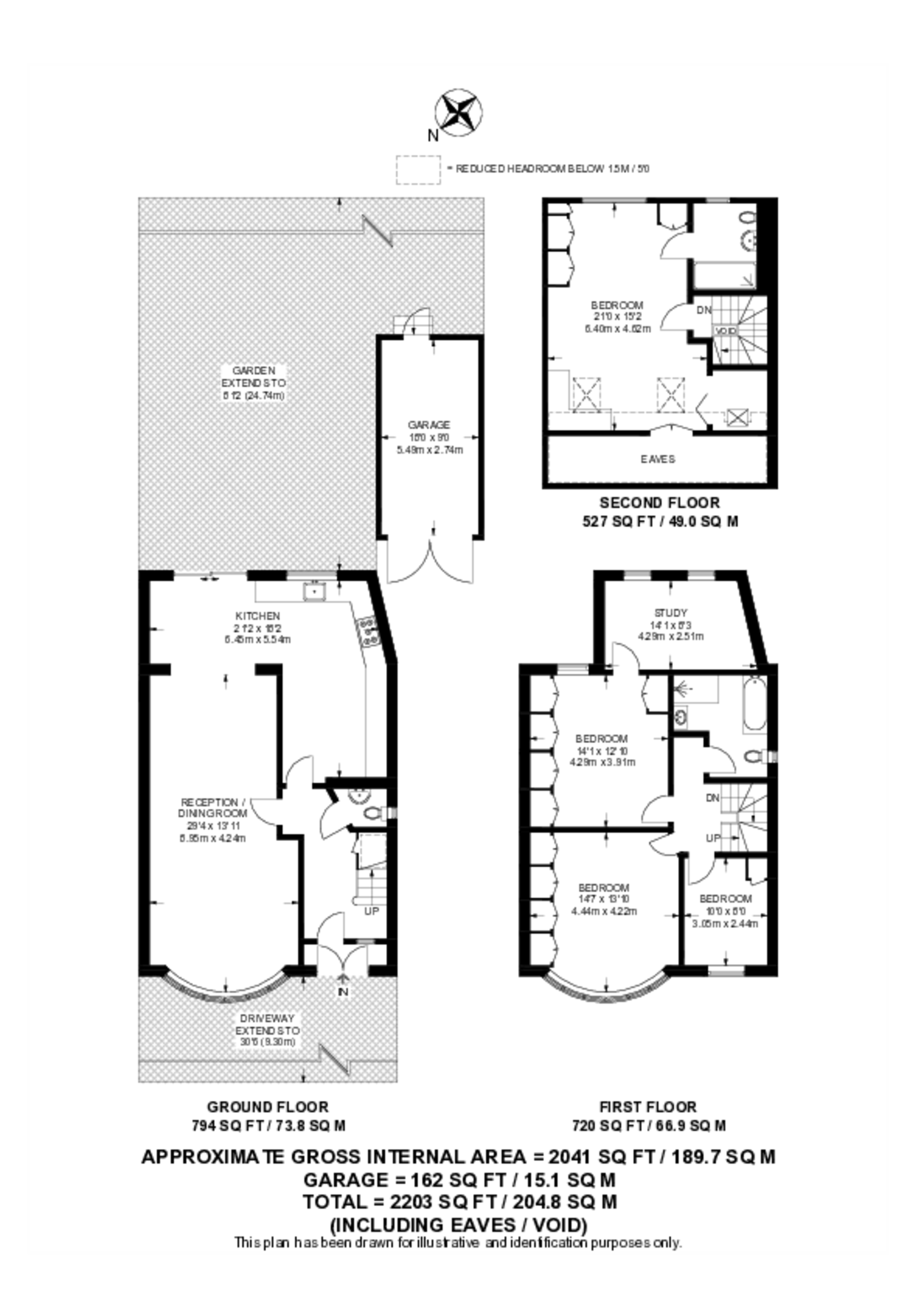 Cissbury Ring South, Woodside Park floorplan