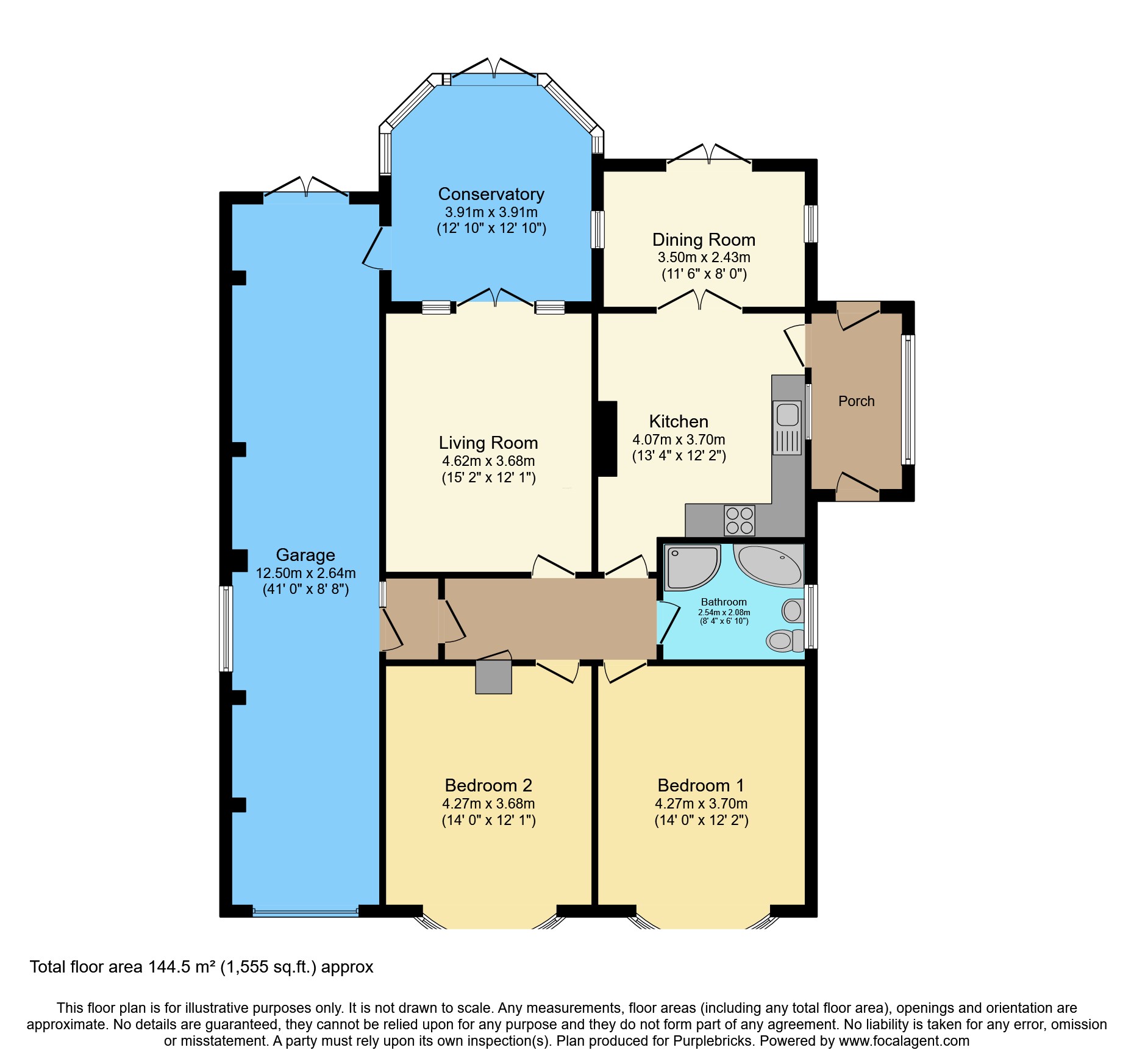 17, South View, Worksop floorplan