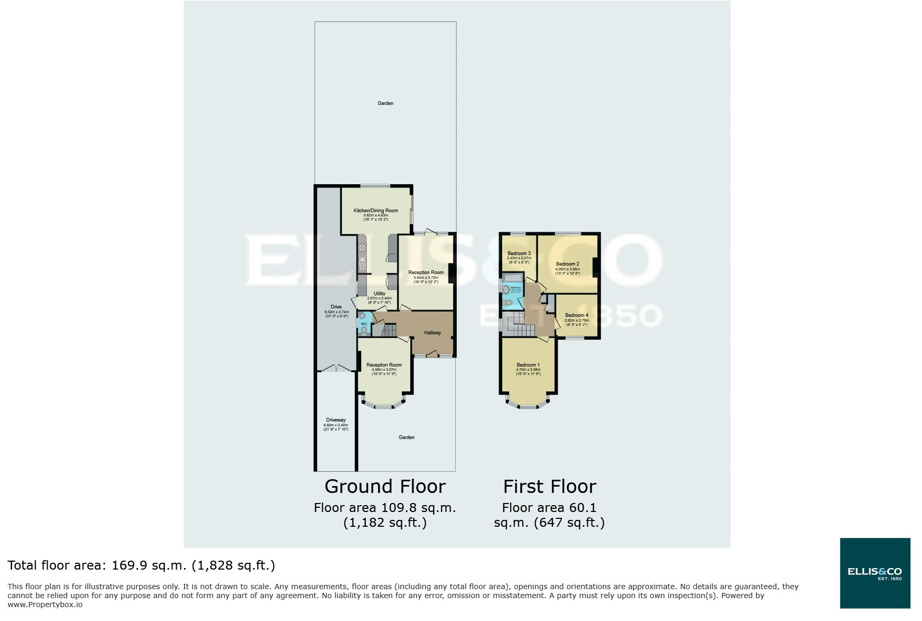 62, Park View Gardens, Hendon floorplan