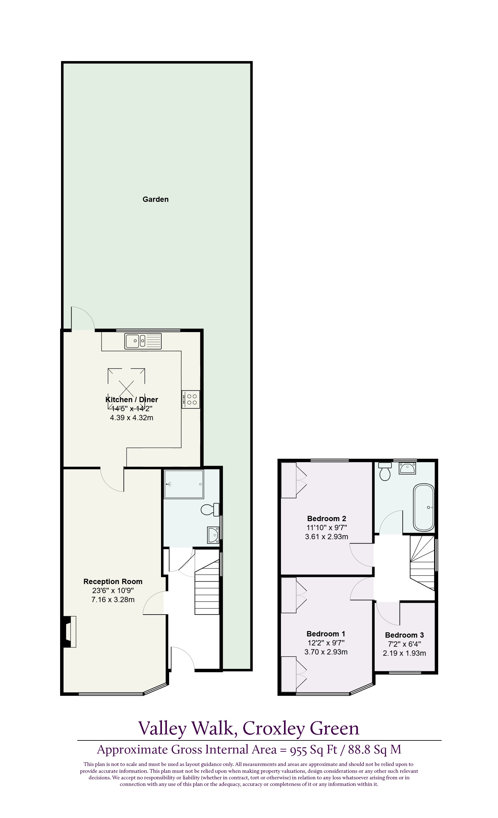 7, Valley Walk, Rickmansworth floorplan