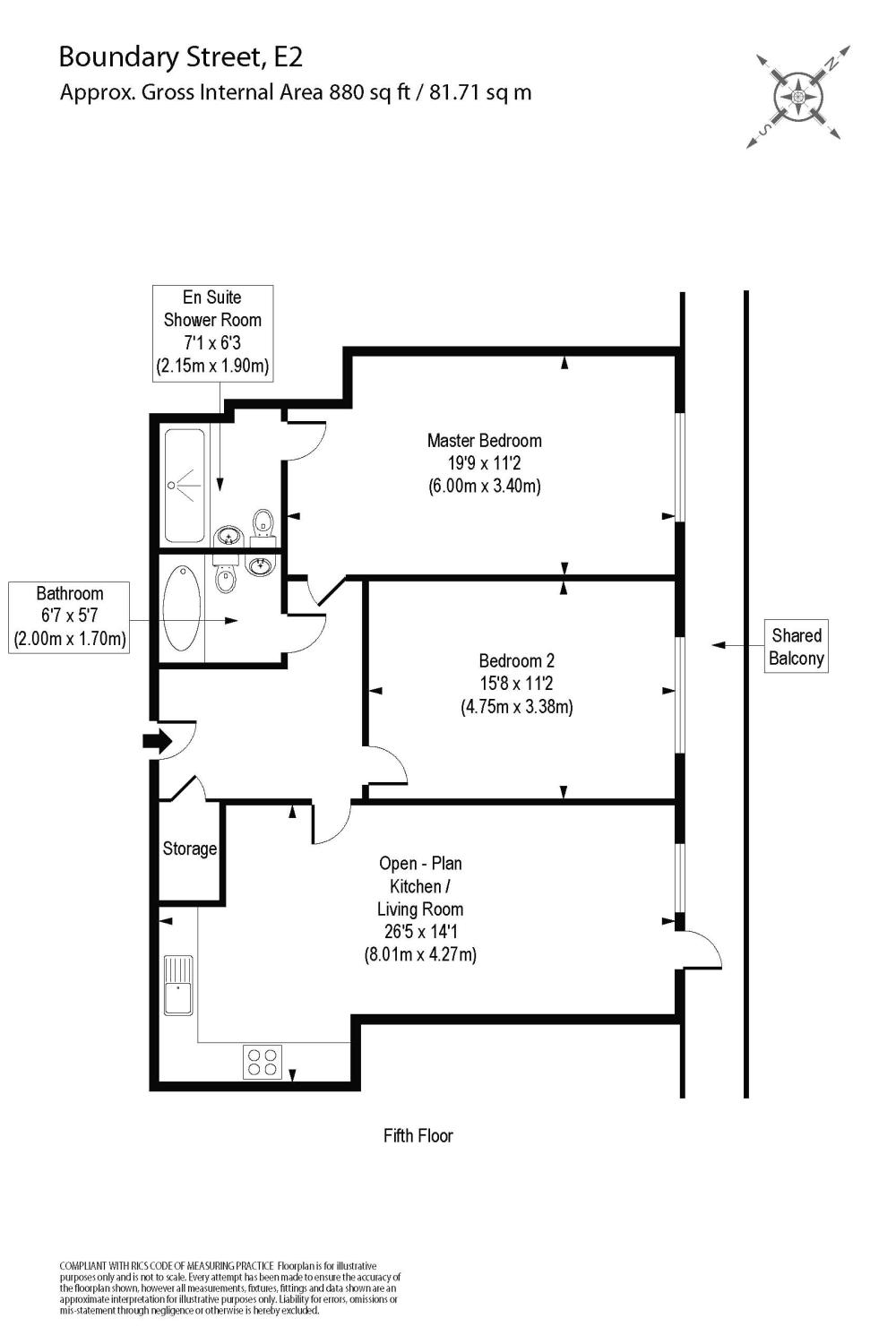 2 Bedrooms Flat to rent in Anlaby House, 37 Boundary Street, Shoreditch E2