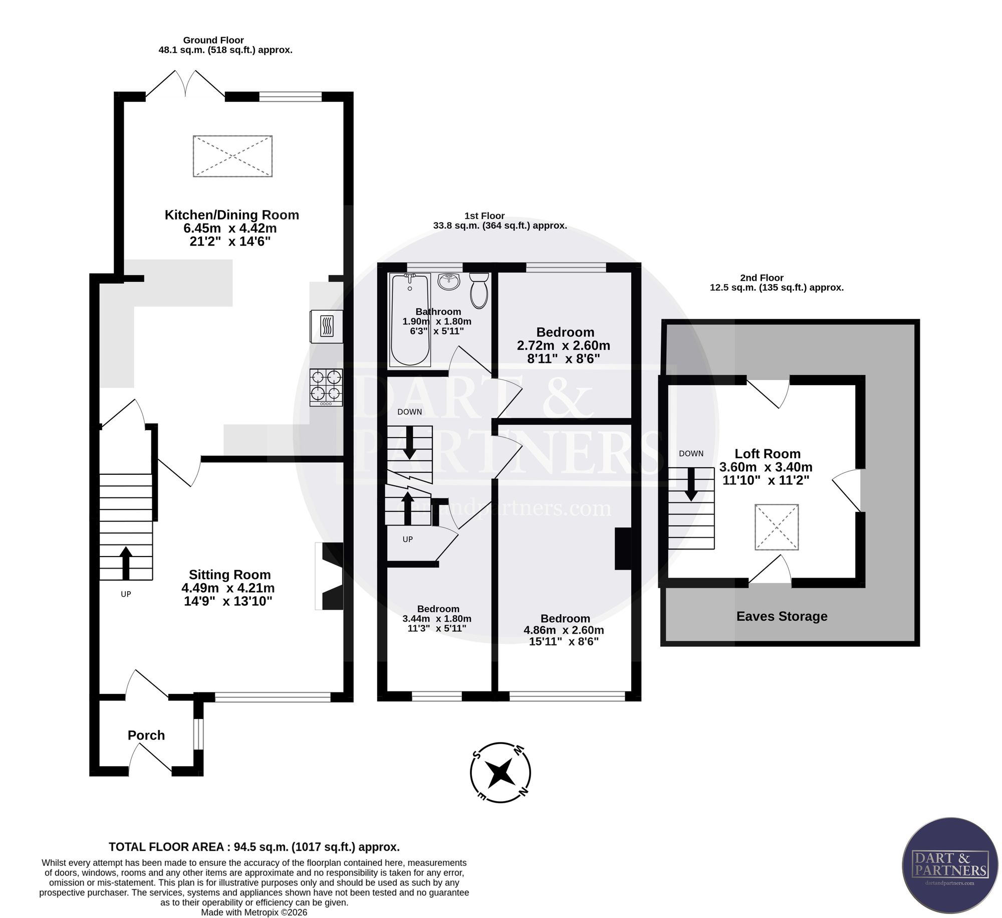 29 Ashley Way, Dawlish floorplan