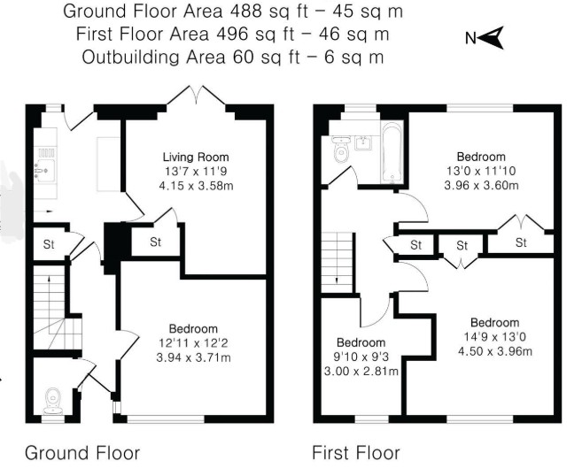 2, Ilex Close, Egham floorplan