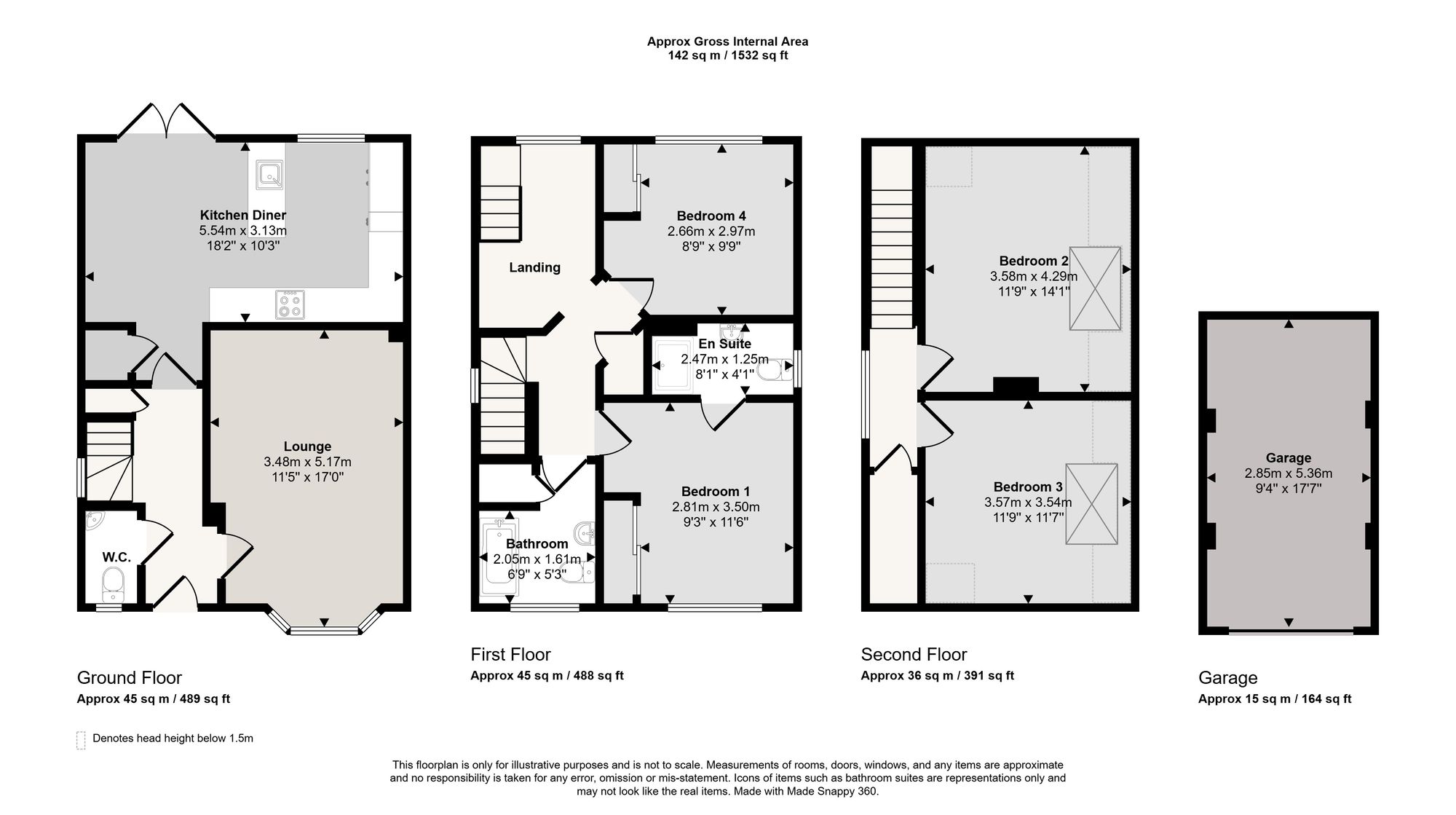 9, Roseway Avenue, Cadishead, M44 floorplan