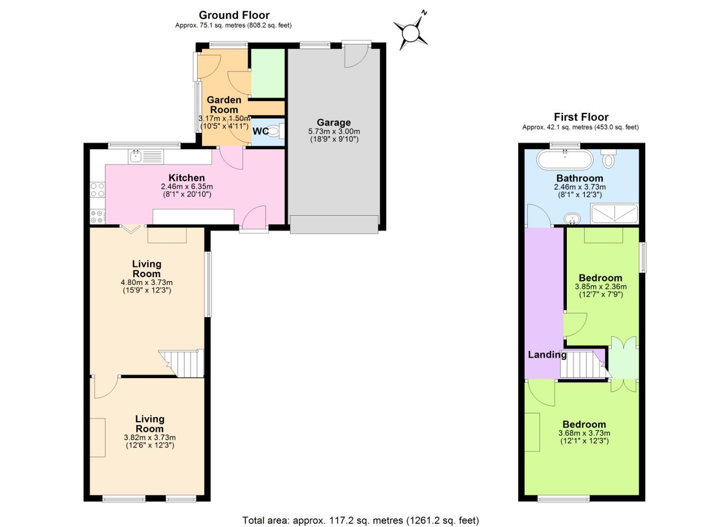 151, Woodville Road, Swadlincote floorplan