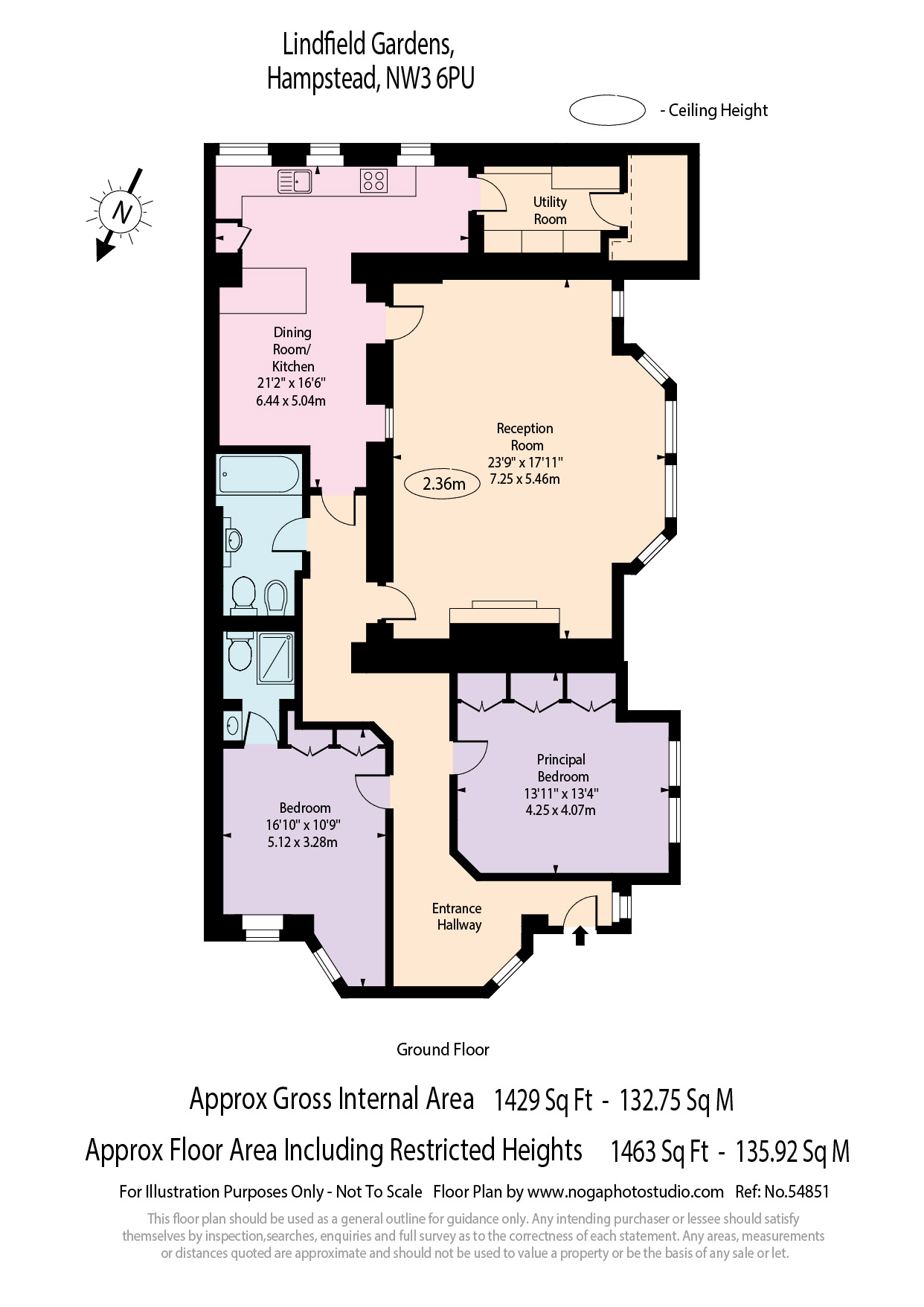 Flat A, 8, Lindfield Gardens, London floorplan