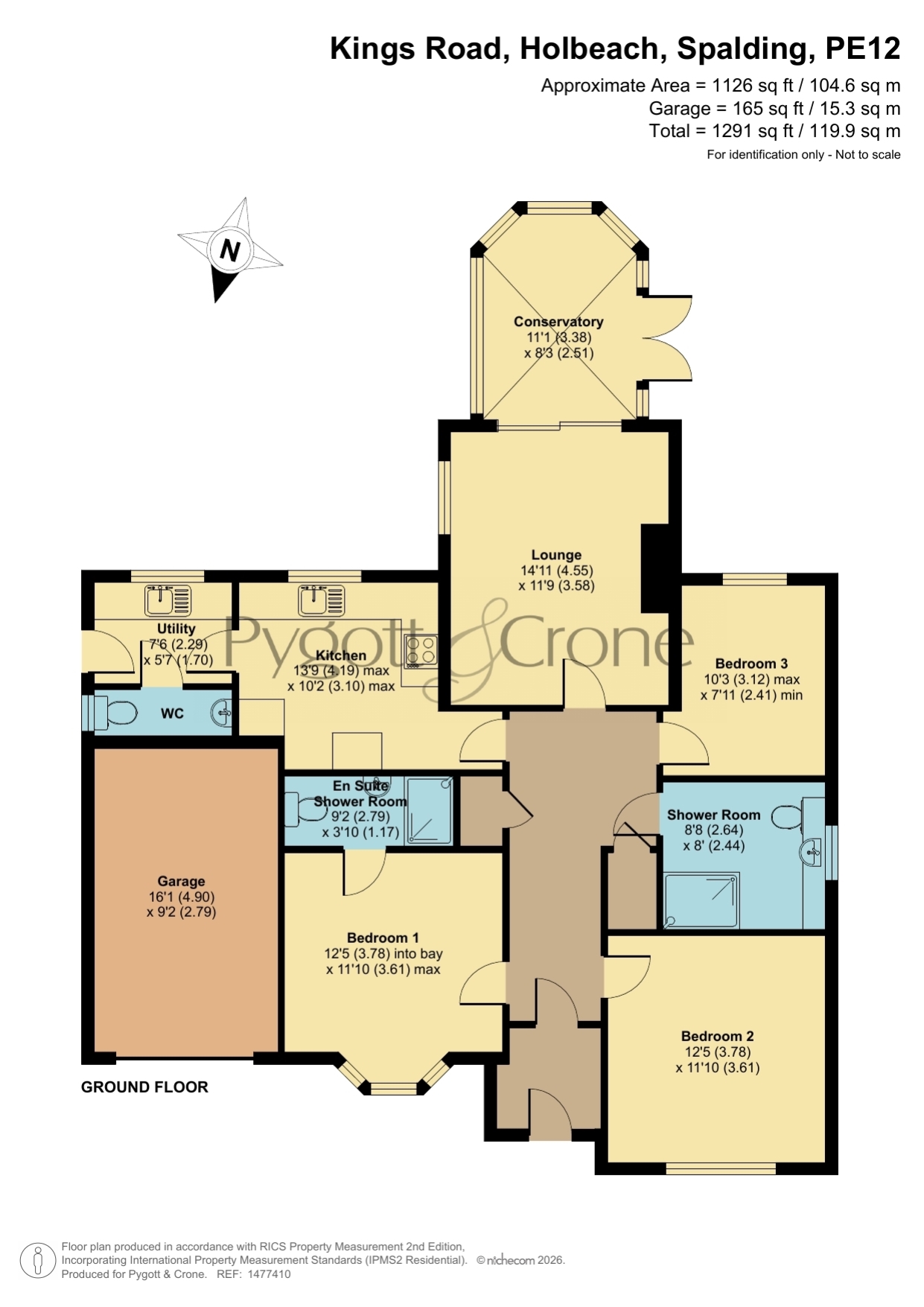 6, Kings Road, Spalding floorplan
