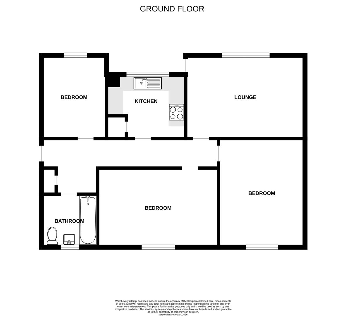 66, Bruce Gardens, Inverness floorplan