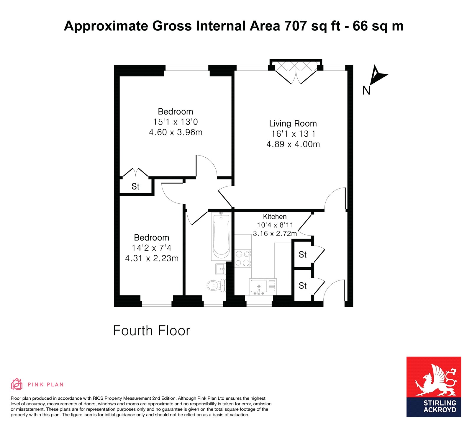 Flat 40, Westmore Court, 17-20, Carlton Drive, London floorplan