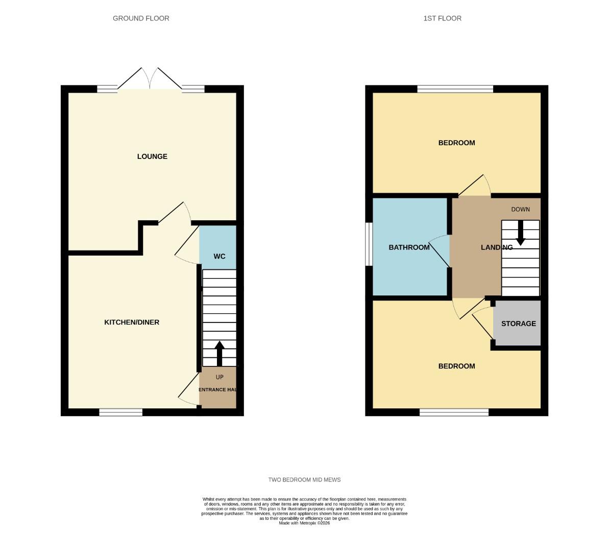 7, Angus Court, Winsford floorplan