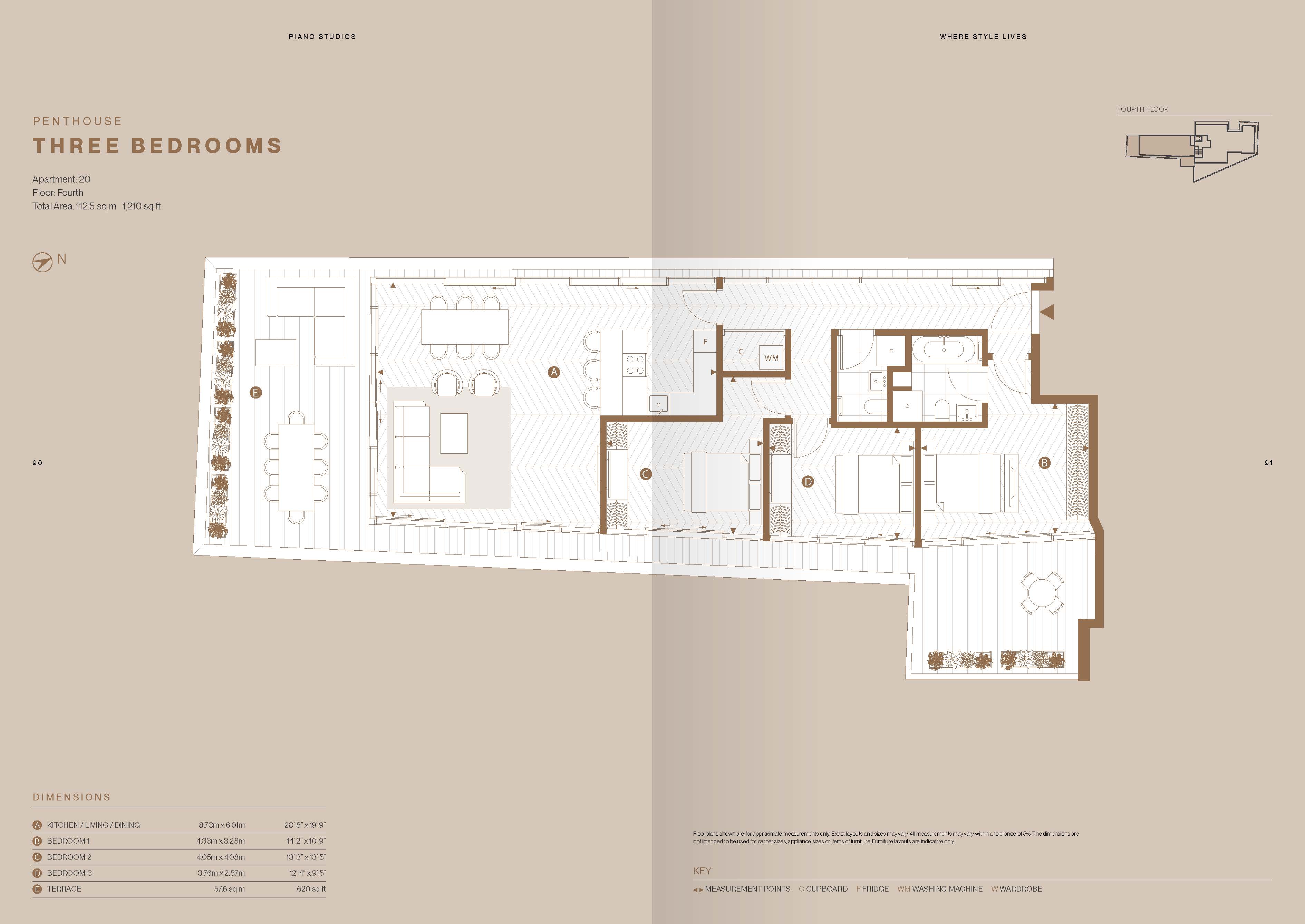Piano Studios, Chalk Farm, NW1, London floorplan