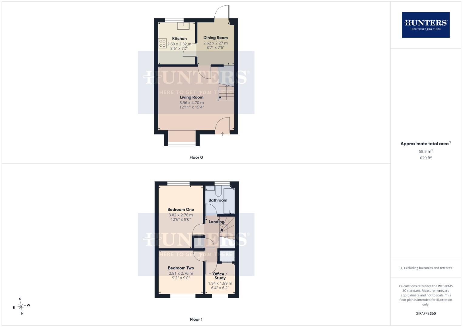 21, Rolleston Way, Cheltenham floorplan