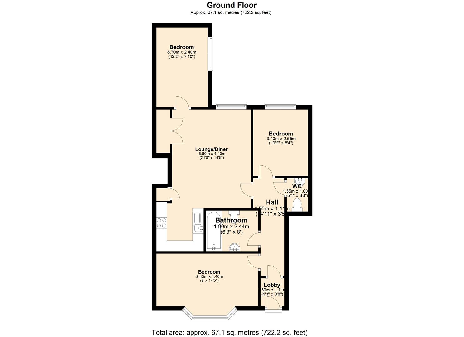 Forsyth Road, Newcastle Upon Tyne floorplan