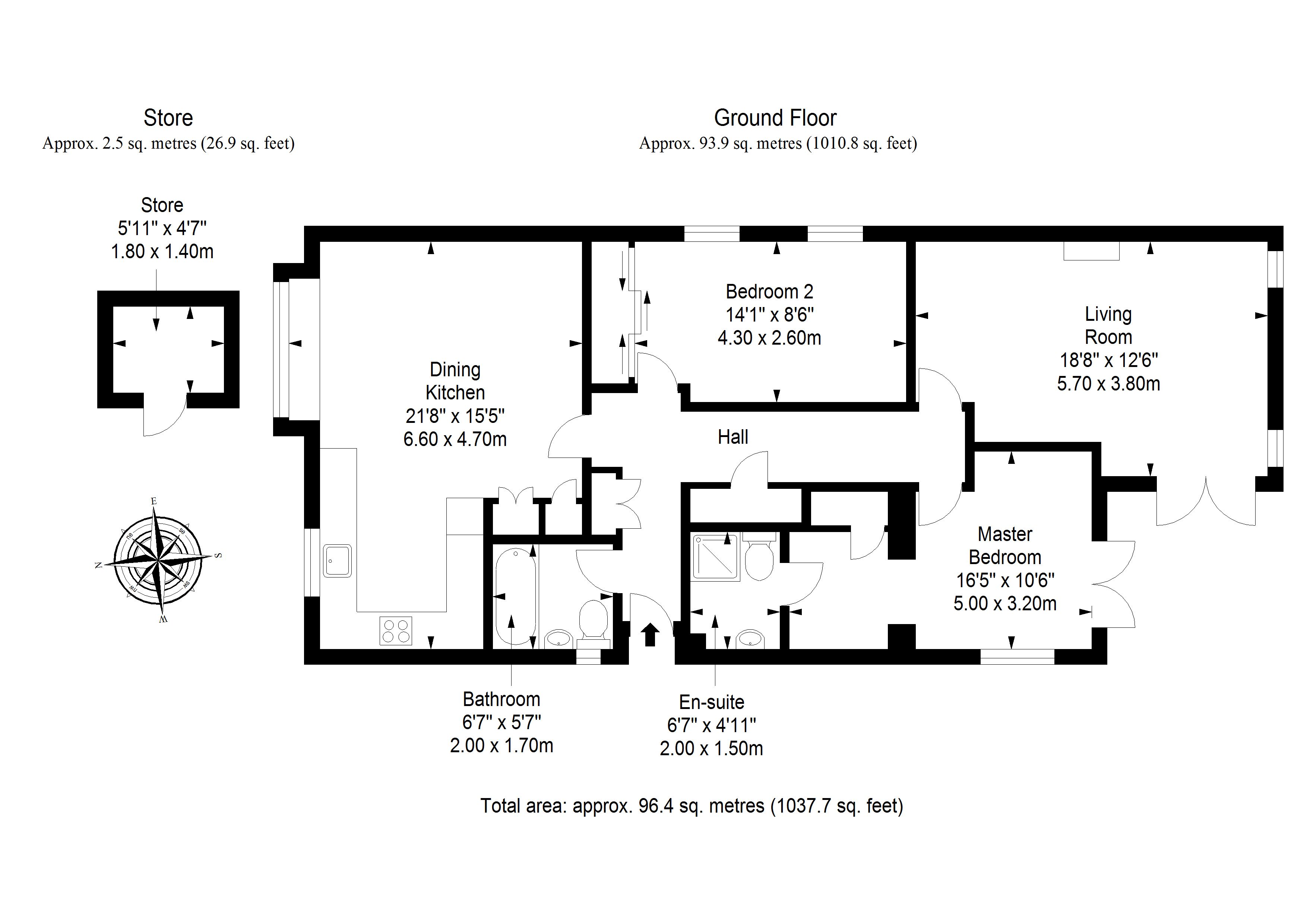 2 Bedrooms Detached bungalow for sale in 7 Fleets Grove, Tranent EH33