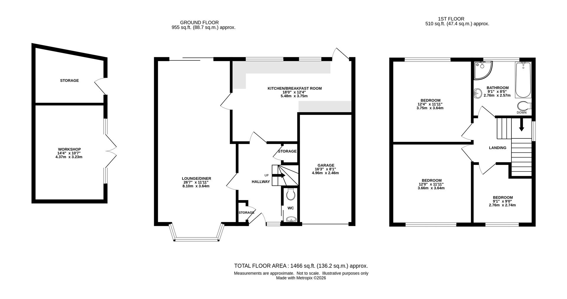 33, Common Road, Brentwood floorplan
