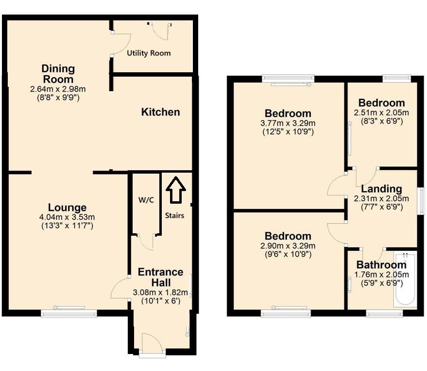 2, Moreton Terrace, Exeter floorplan