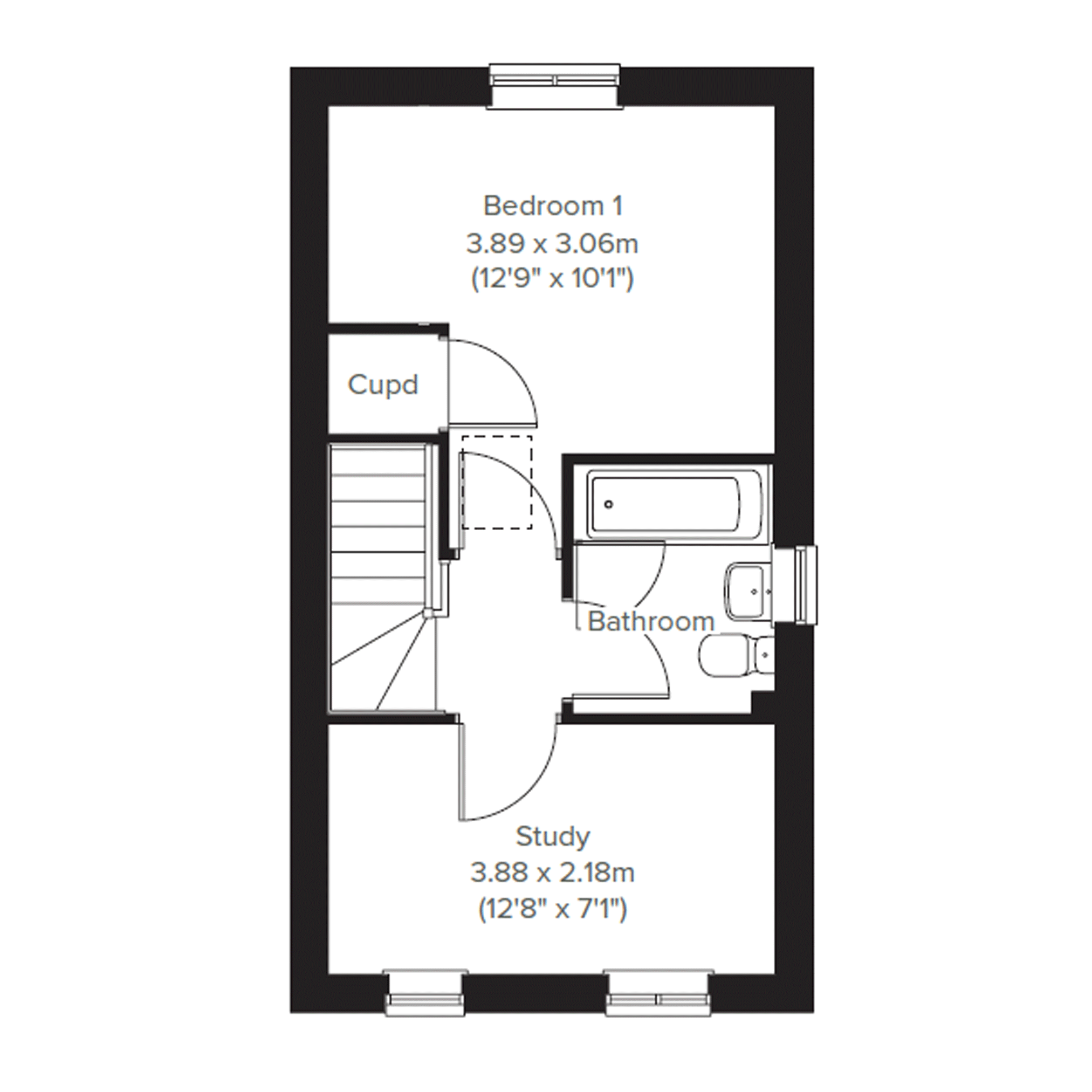 28, Oak Road, Market Weighton, York floorplan