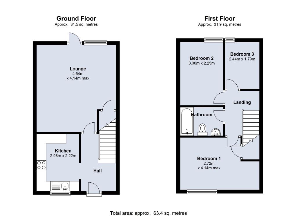 3 Bedrooms Terraced house to rent in Meadway, Buckingham, Buckinghamshire MK18