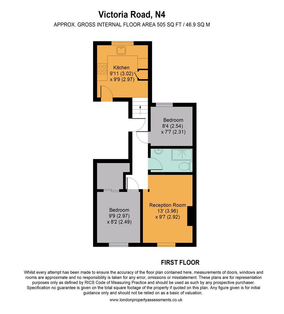 2 Bedrooms Flat to rent in Victoria Road, London N4