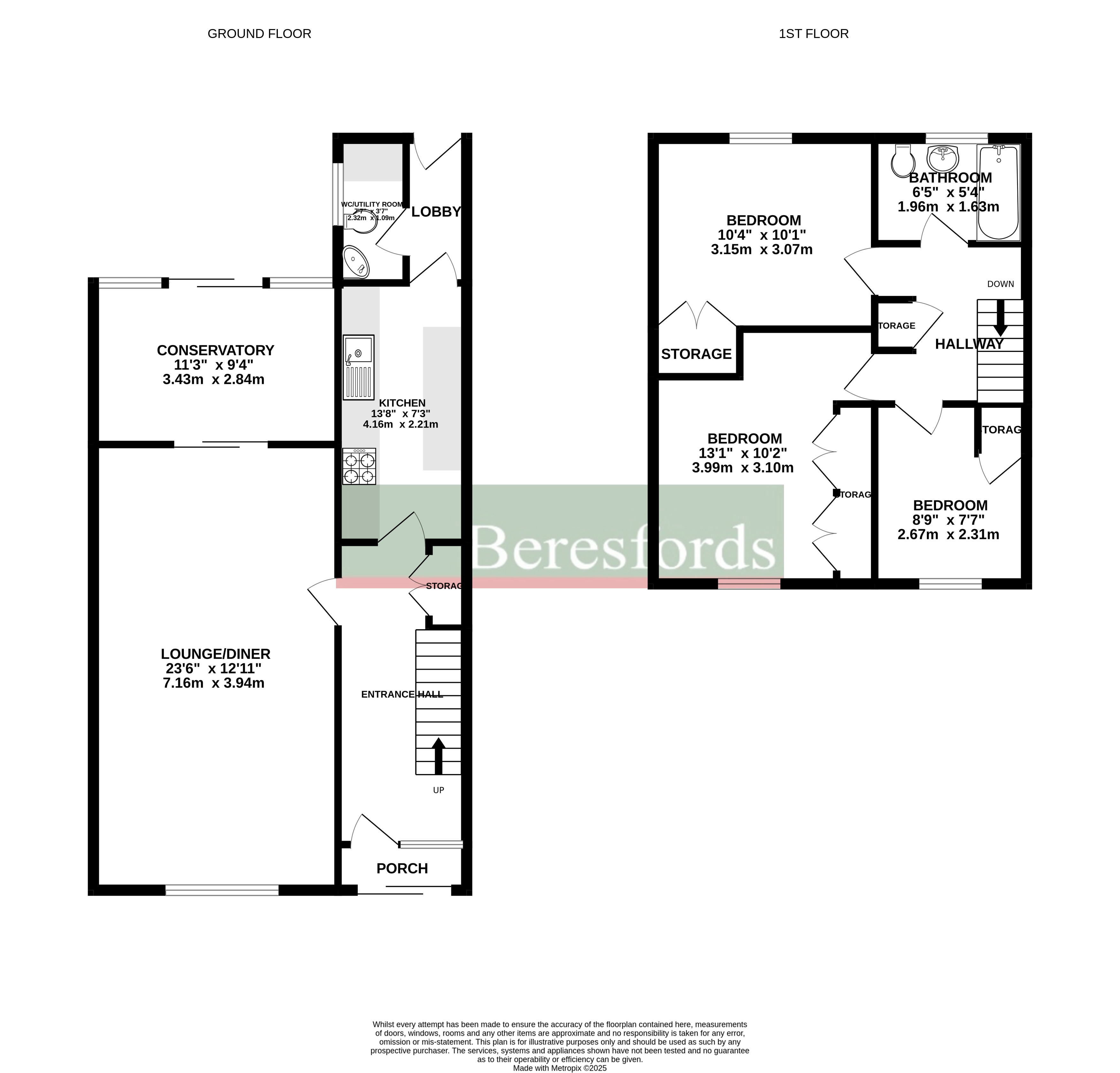 22, Pryors Road, Chelmsford floorplan