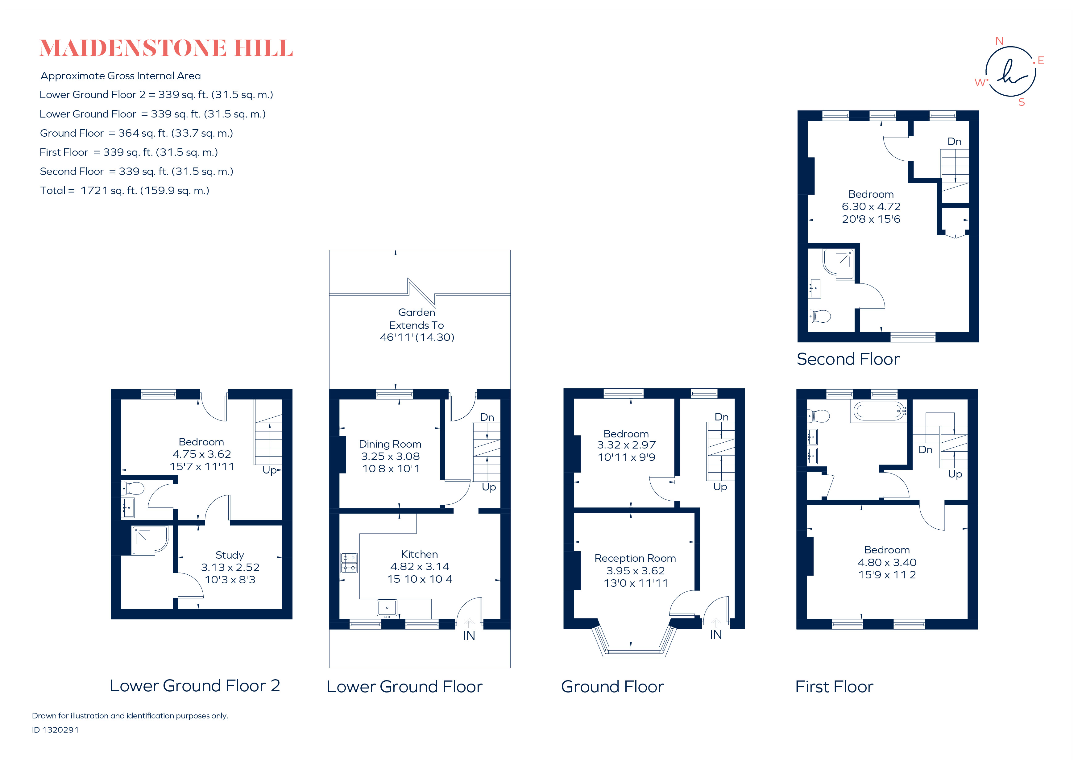 8, Maidenstone Hill, London floorplan