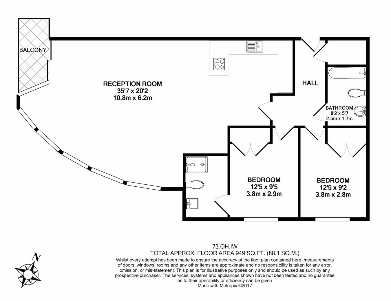 2 Bedrooms Flat for sale in Octavia House, Imperial Wharf, Townmead Road SW6