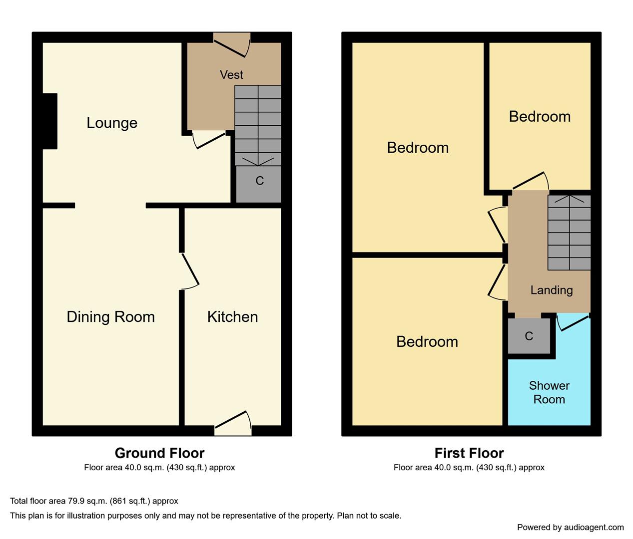 57, Lawmill Gardens, St. Andrews floorplan