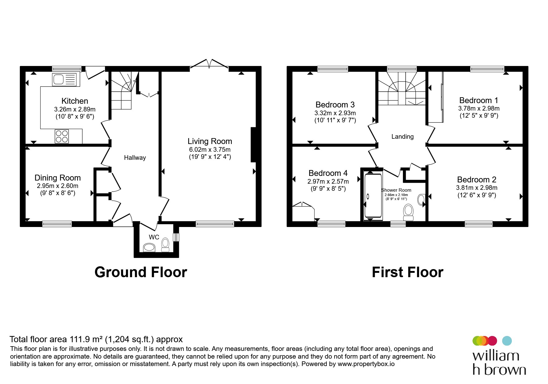 6, Woodpecker Close, Colchester floorplan