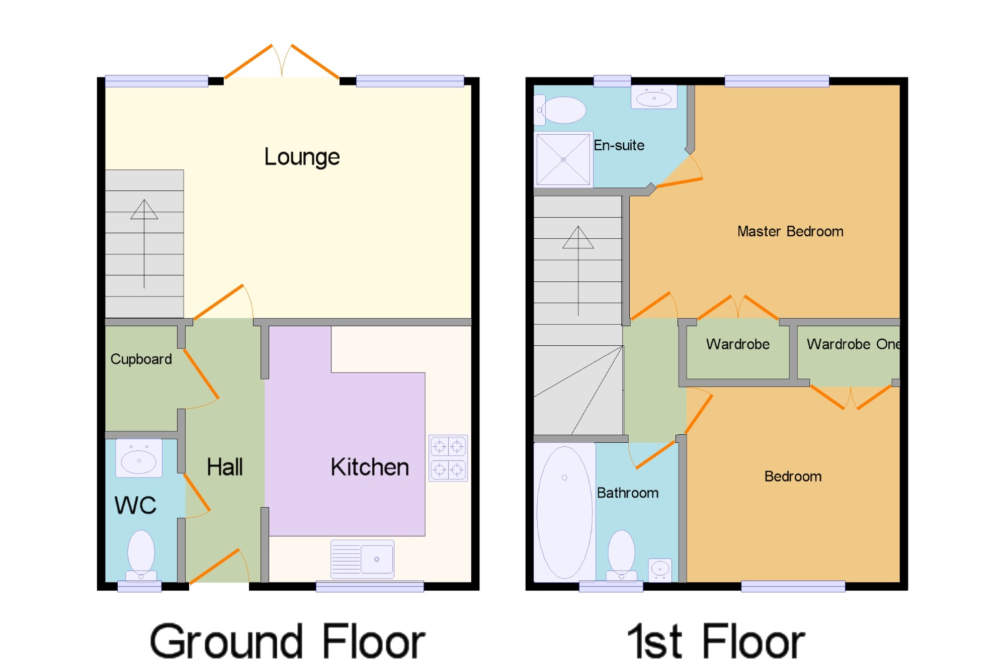 2 Bedrooms Terraced house for sale in Leconfield Drive Kingsway, Quedgeley, Gloucester, Gloucestershire GL2