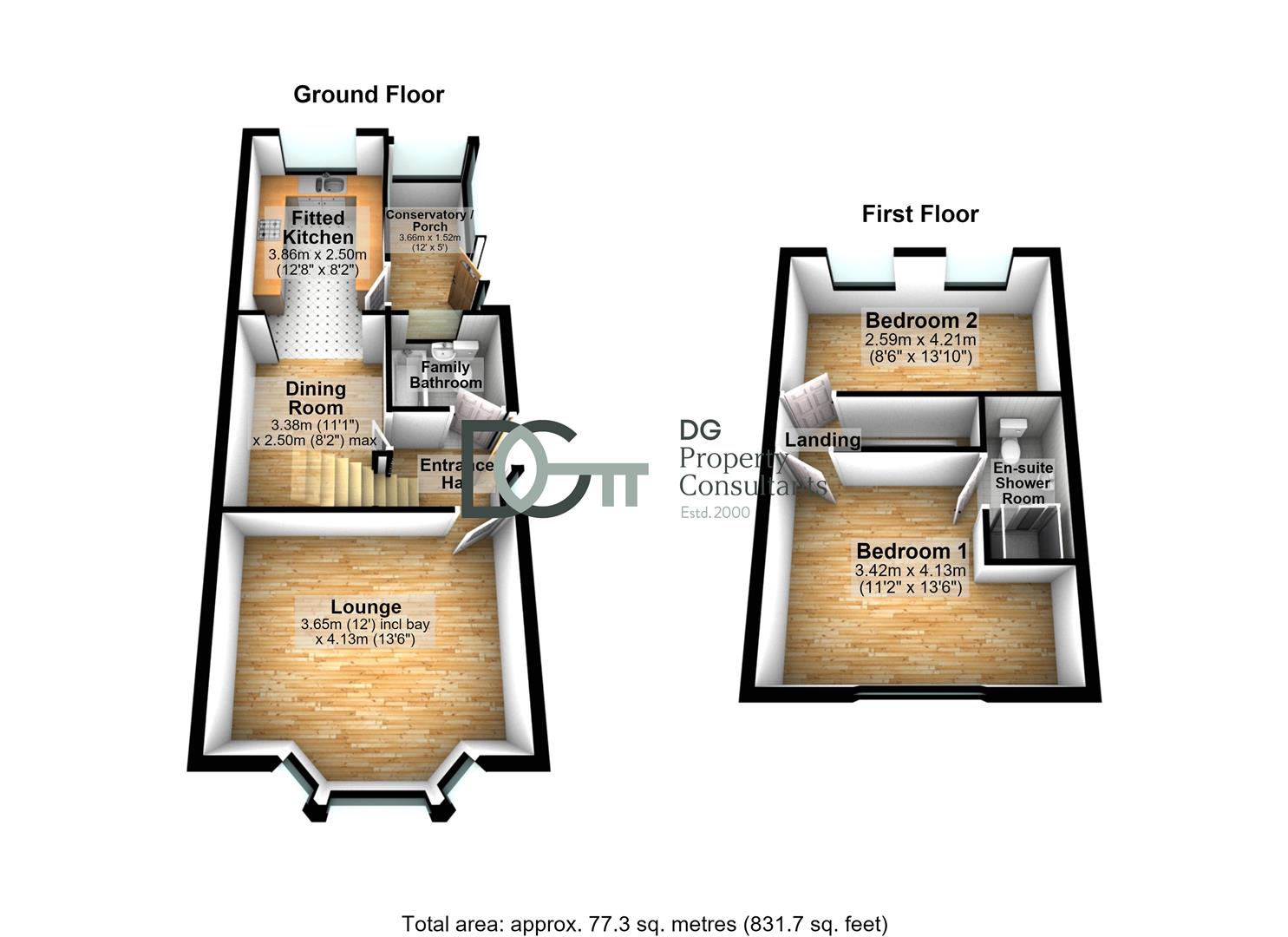 103, Runfold Avenue, Icknield Catchment, Luton floorplan
