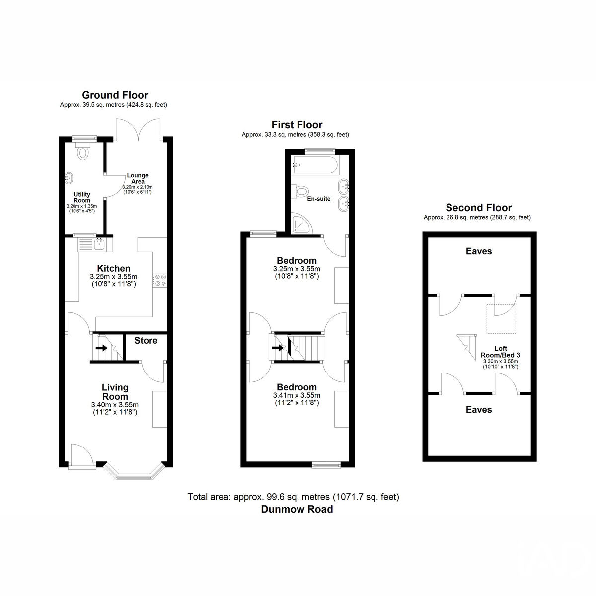 54, Dunmow Road, Bishop's Stortford floorplan