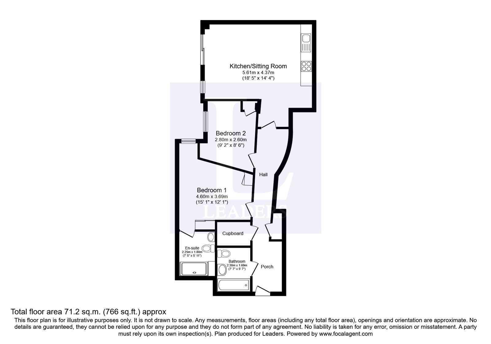 Flat 14, The Crescent,, Gunwharf Quays, Hampshire floorplan