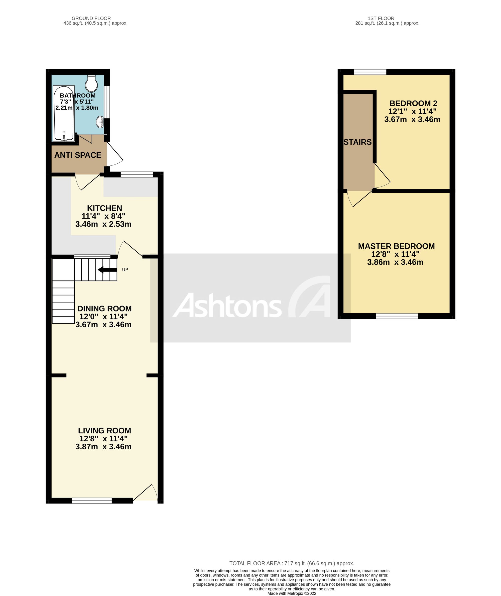 14 Penkford Street, Newton-Le-Willows floorplan