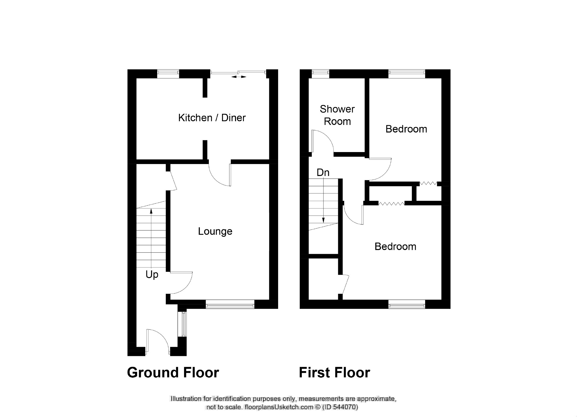2 Bedrooms Terraced house for sale in Robertson Road, Cupar, Fife KY15