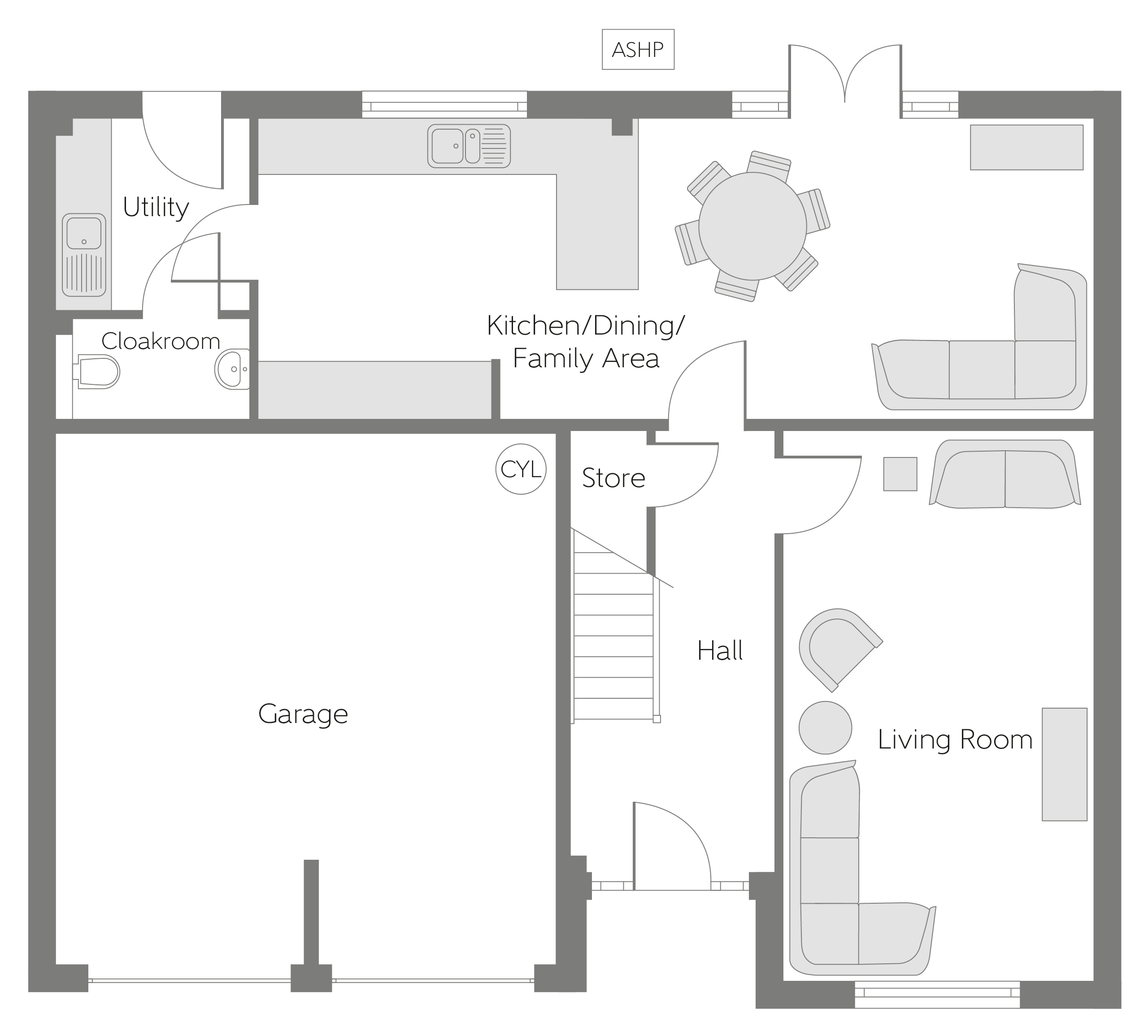 218, Lochend Road, Gartcosh floorplan
