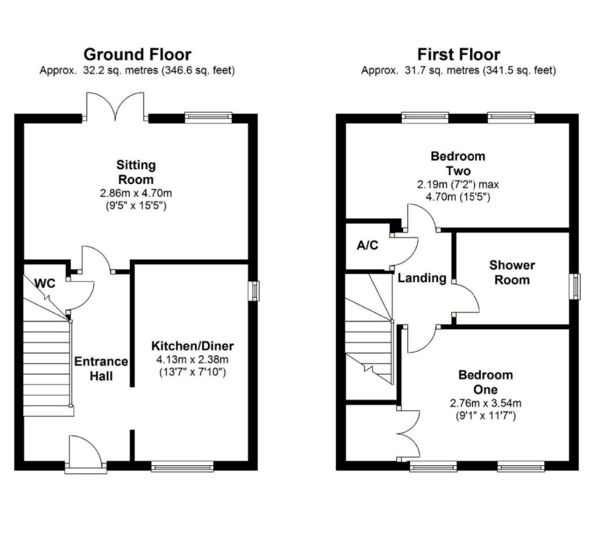 Whatley Drive, Pewsey, Wiltshire SN9, 2 bedroom semidetached house to
