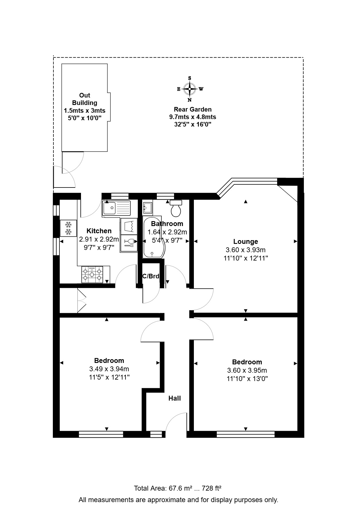 45, Park Road, Staines-upon-Thames floorplan