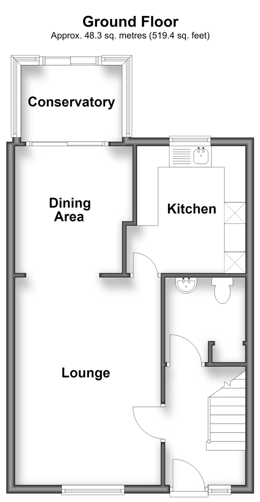 Croft Lane, Seaford floorplan