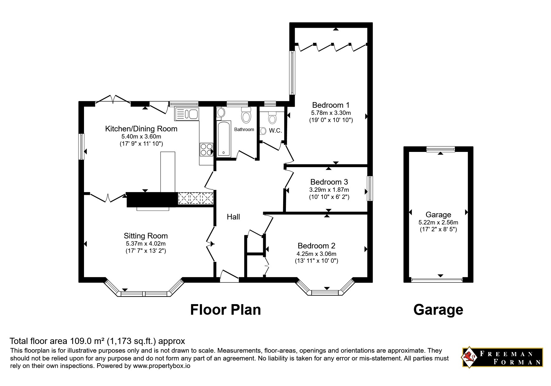 11, Eight Bells Close, Uckfield floorplan