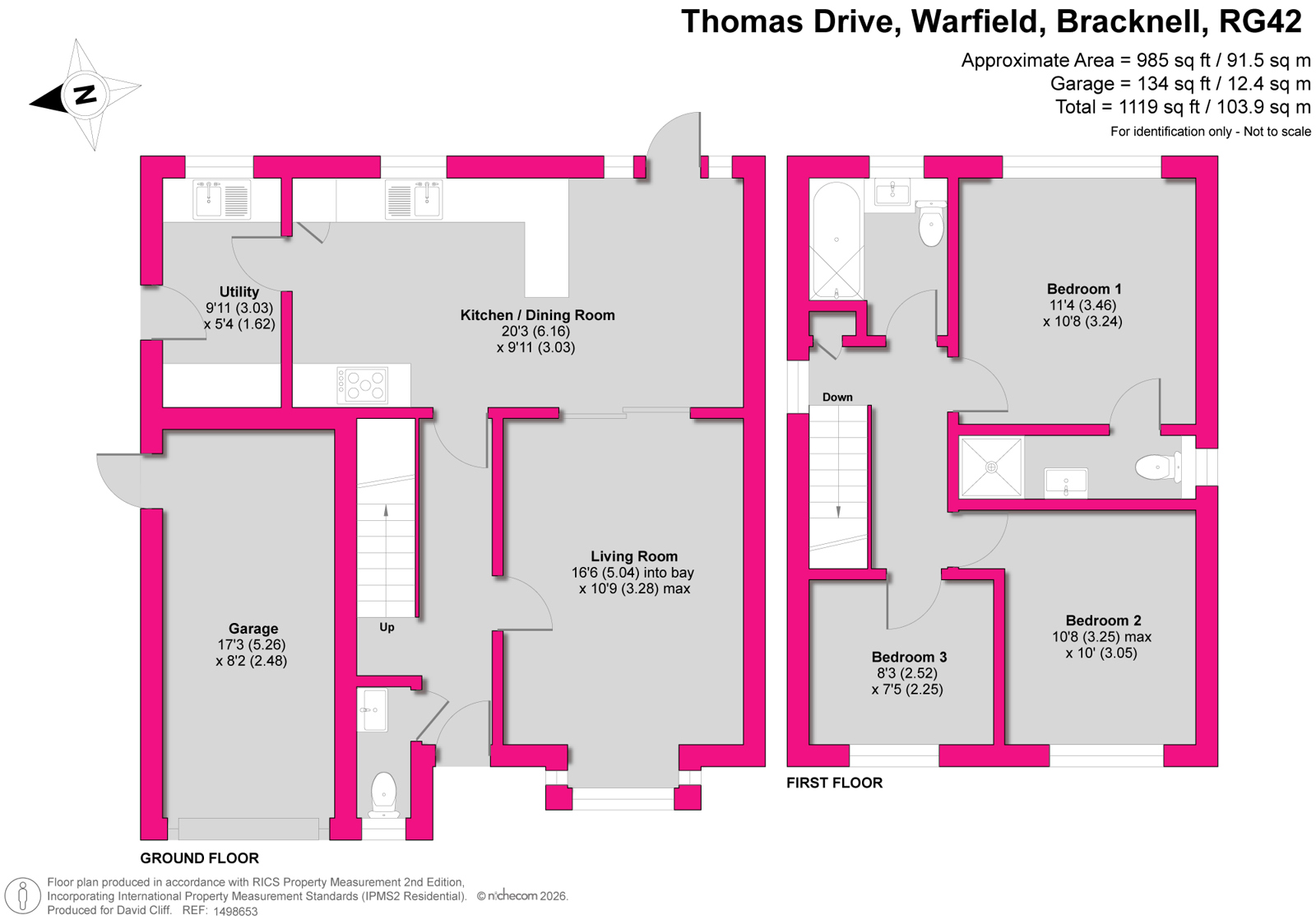 6, Thomas Drive, Bracknell floorplan