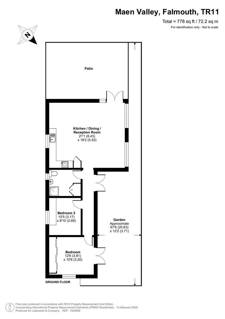 St Mawes, Maen Valley, Falmouth floorplan