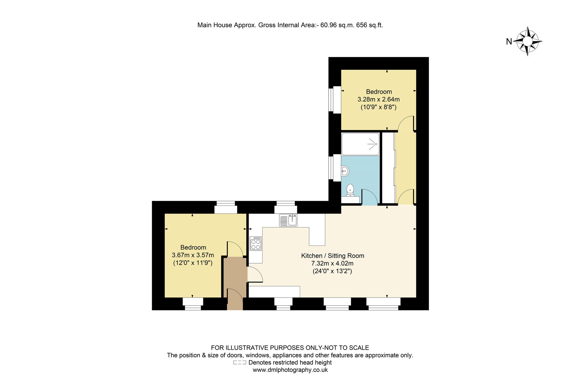 2 Roseville Oxford Street, Moreton-In-Marsh floorplan