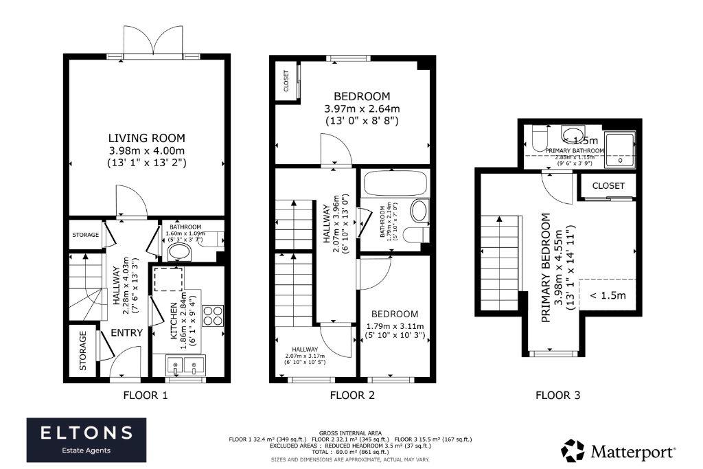 14, Calvert Link, Horsham floorplan