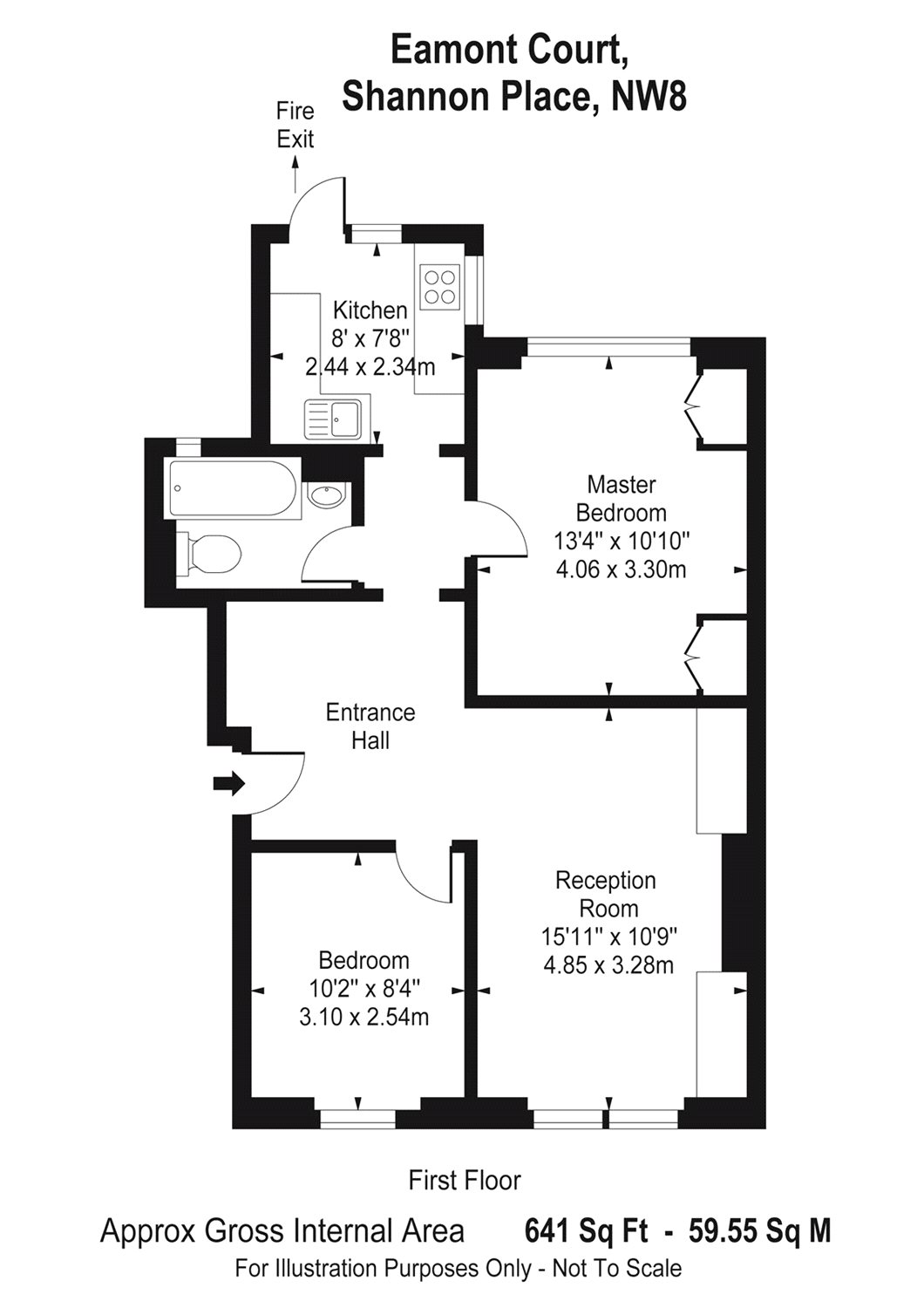 2 Bedrooms  to rent in Eamont Court, Shannon Place, London NW8