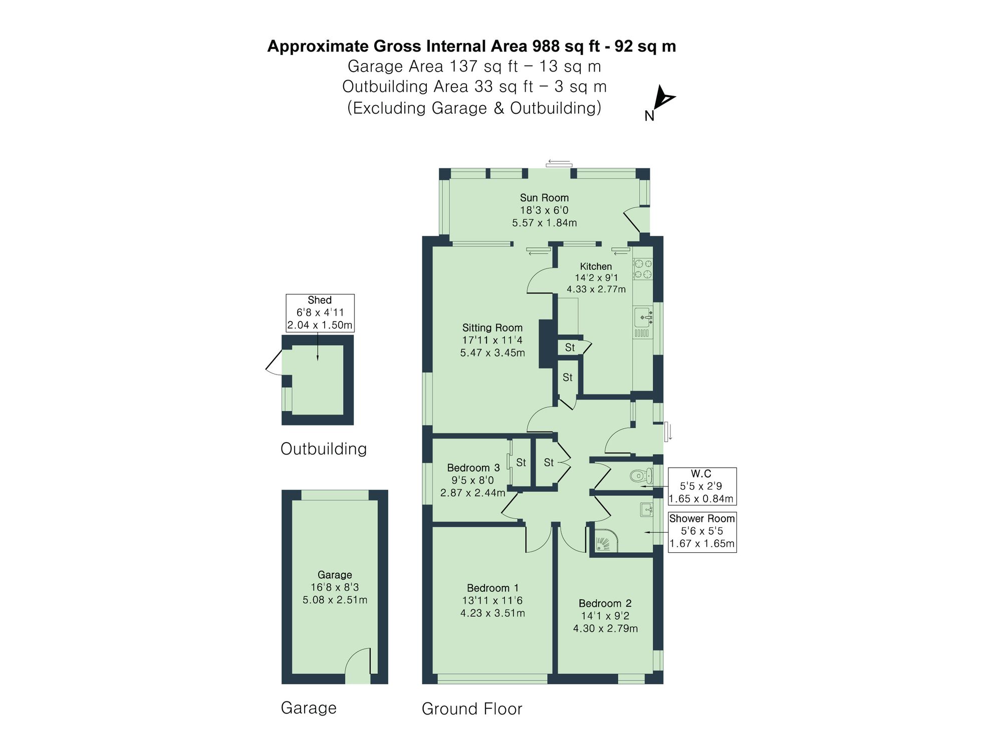 8 Birch Road, Oxford floorplan