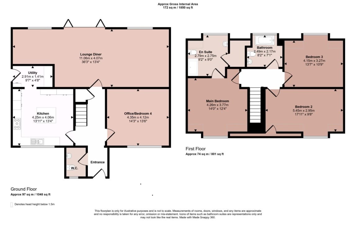 Rambledale, 2b The Warren, Stortford Road, Dunmow floorplan